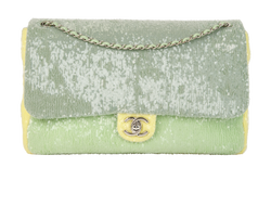 XL Jumbo Flap, Sequin/Leather, Yellow/Green, 26064827 (2018-19), DB, 2*
